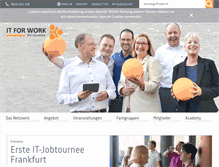 Tablet Screenshot of it-for-work.de